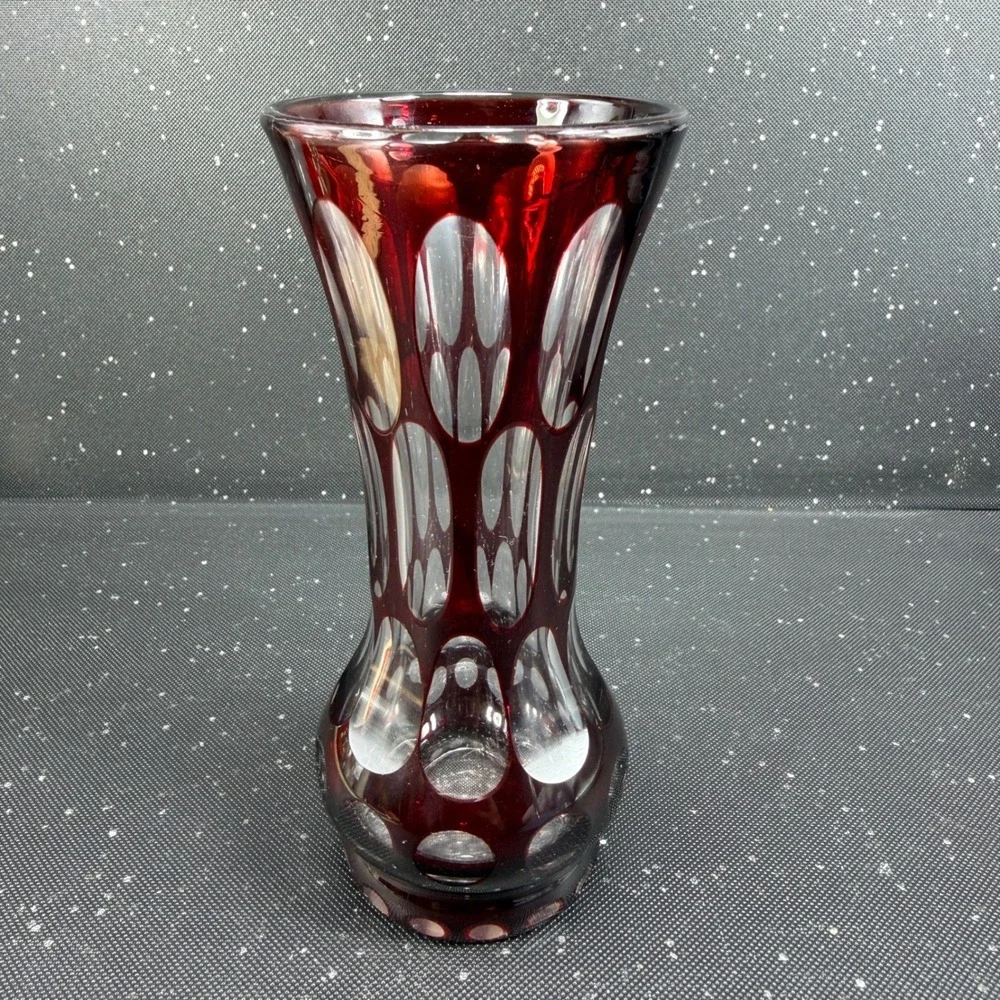 vintage glassware bohemian czech
